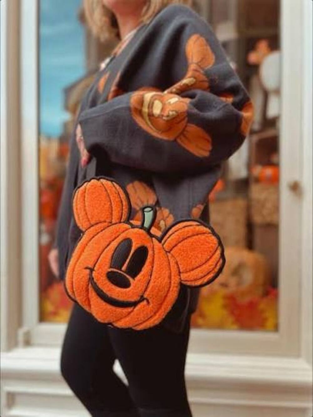 Stoney Clover x Disney Mickey Halloween crossbody purse NEW pumpkin